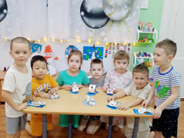 Дошколята на северном полюсе.